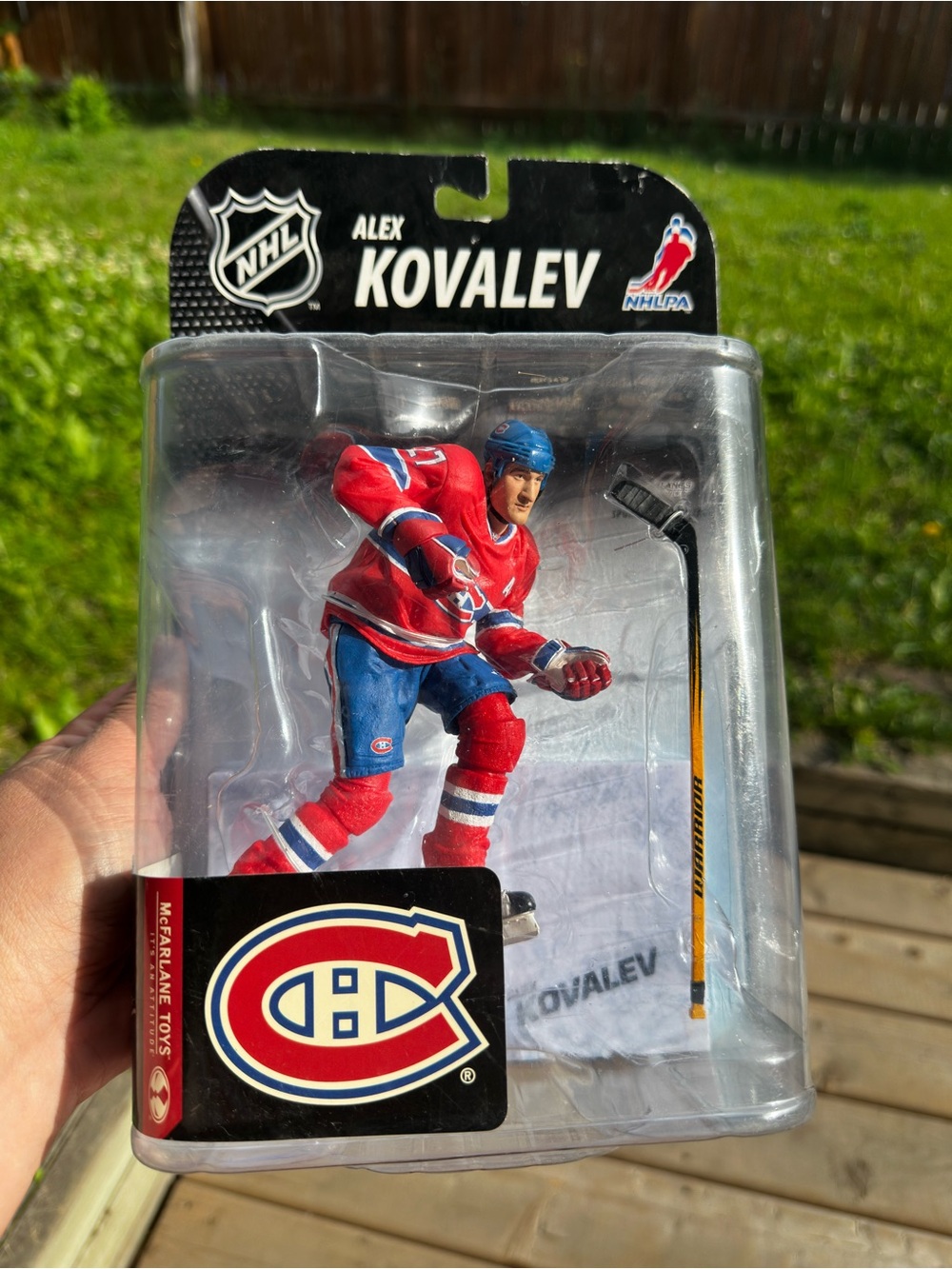 NHL Alex Kovalev Montreal Canadiens Figure - Red, Blue & White